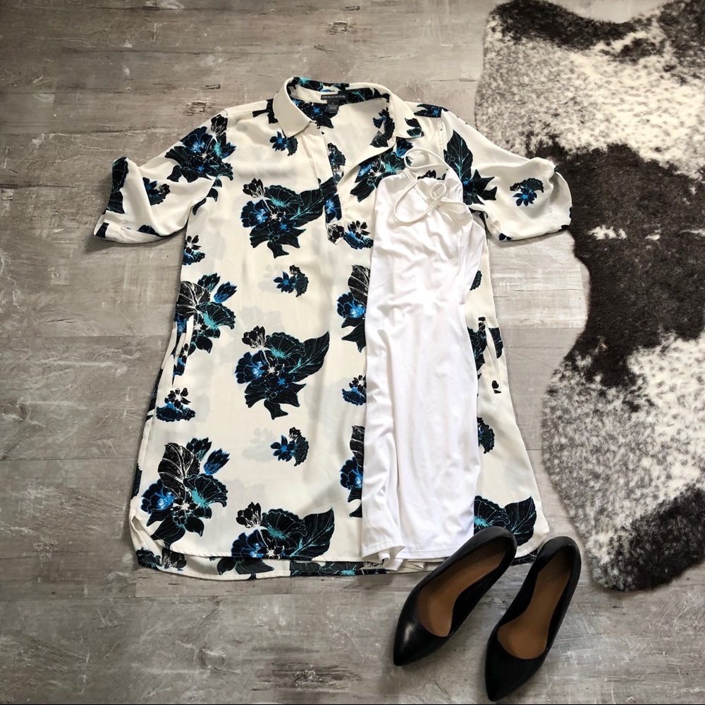 Dress with pockets & slip